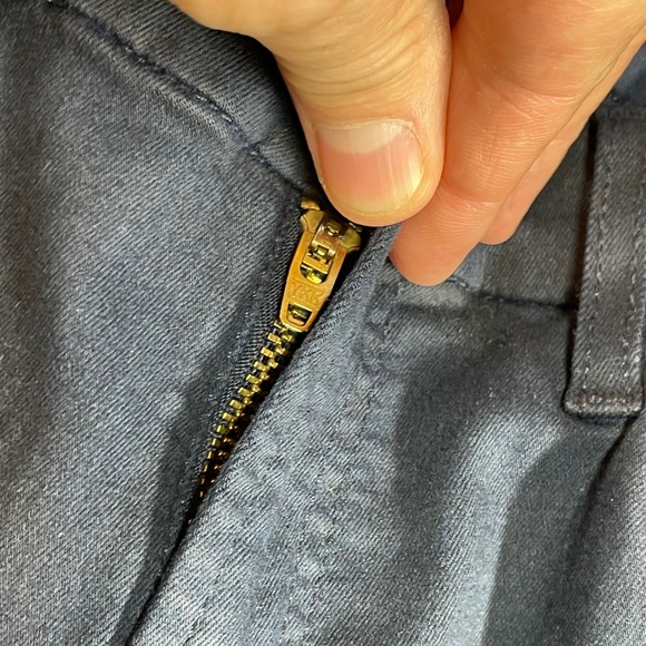 7 For All Mankind Blue Dark Wash Skinny Jeans Women's Size 27 High Rise - Picture 8 of 13